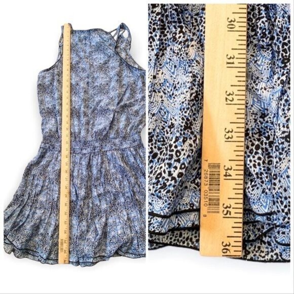 Poupette St. Barth Hana Mini Dress, Size M, Blue print, NWT - Picture 14 of 15